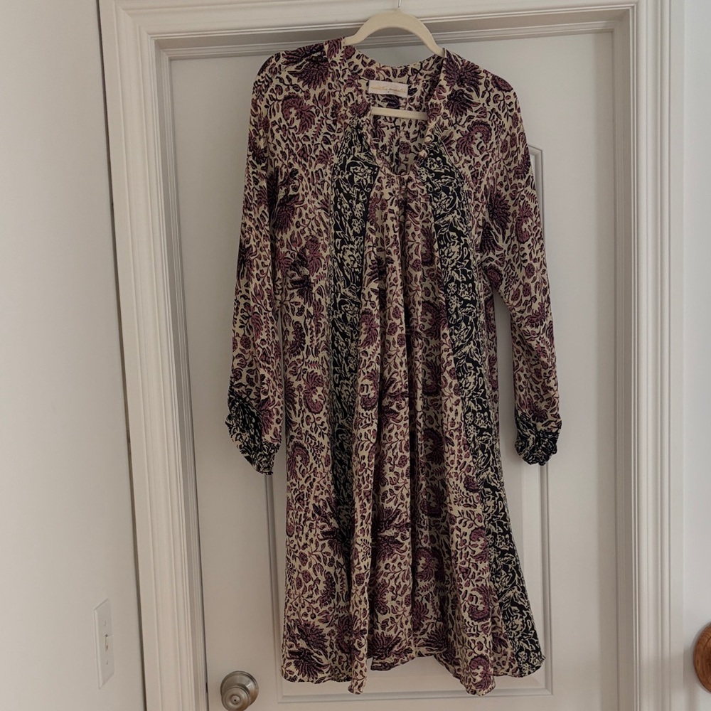 Natalie Martin silk knee length dress